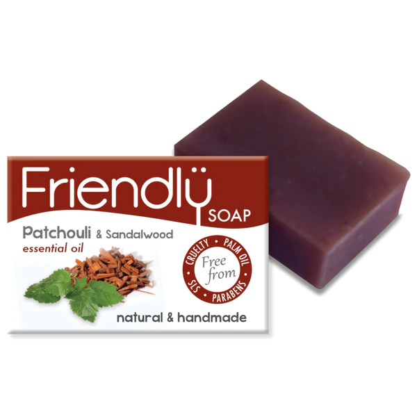 Friendly - Patchouli og Sandalviðar sápa